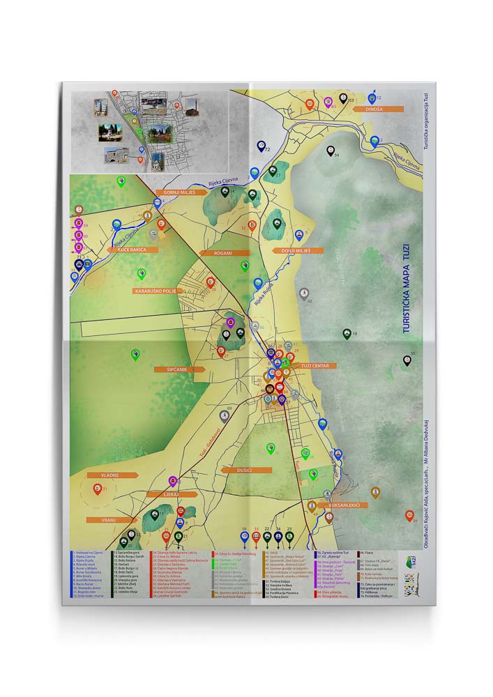 Mapa CG za stampu