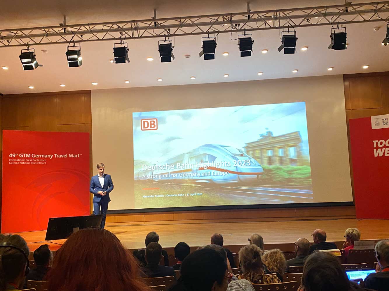 Velik broj turista rado putuje vozom zahvaljujući dobro razvijenoj i ekološkoj mreži DB Deutsche Bahn