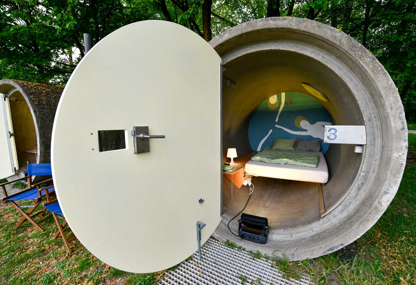 box Sleep tubes at the Emscher Emschergenossenschaft